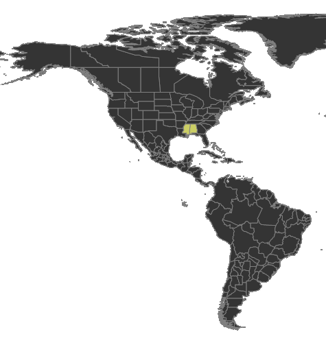 Temnothorax tuscaloosae Distribution.png