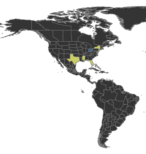 Pheidole morrisii Distribution.png