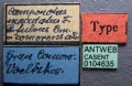 Specimen labels