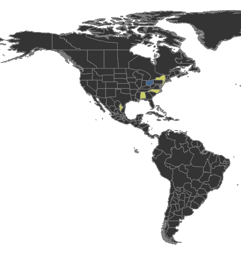 Pheidole davisi Distribution.png