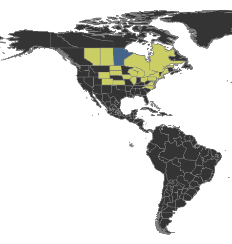 Myrmica americana Distribution.png