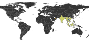 Myrmoteras Distribution.png