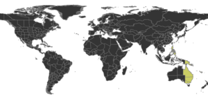 Leptomyrmex Distribution.png